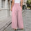 Thumbnail: Wide Leg Pants with Elastic Waist