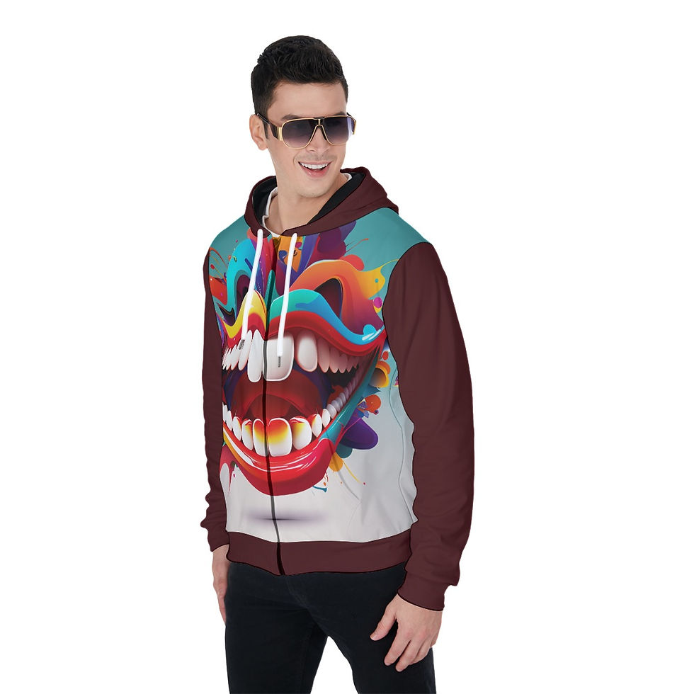 Miniatura: Men's Heavy Fleece Zip Up Hoodie