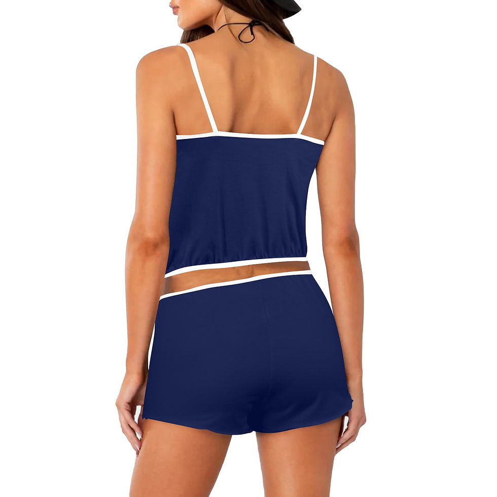 Thumbnail: Cami pajama set Floral Applique