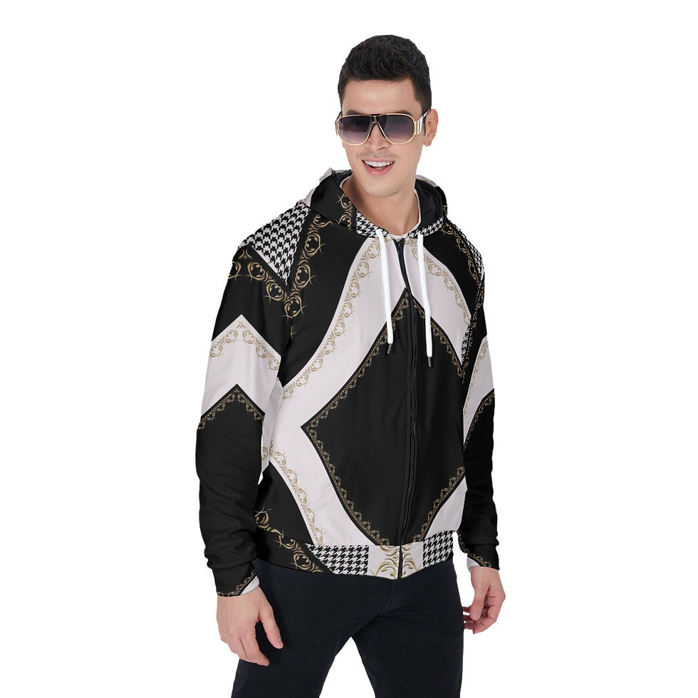 Миниатюра: Men's Heavy Fleece Zip Up Hoodie