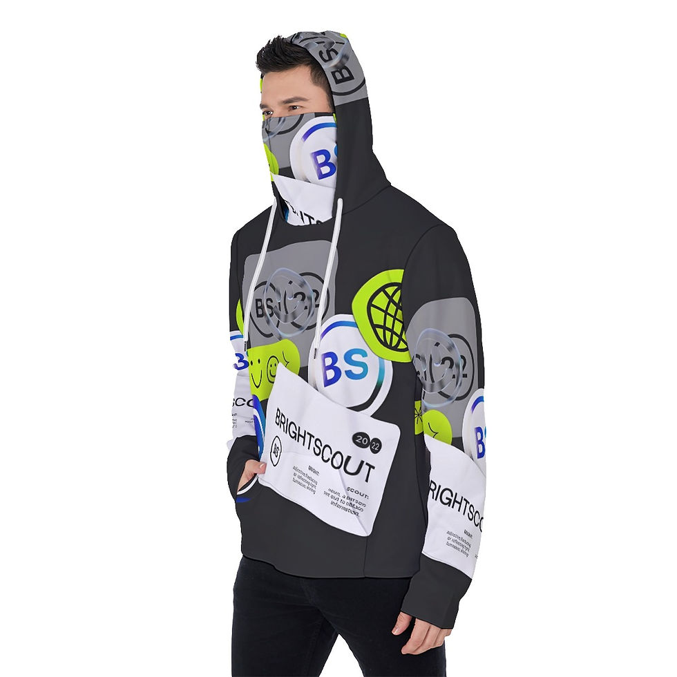 Miniatura: Men's Heavy Fleece Hoodie With Mask