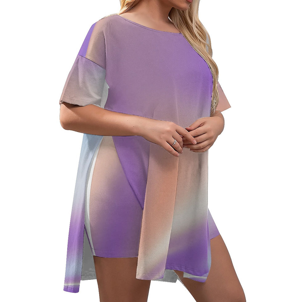 Miniature : T-Shirt with Side Split and Shorts