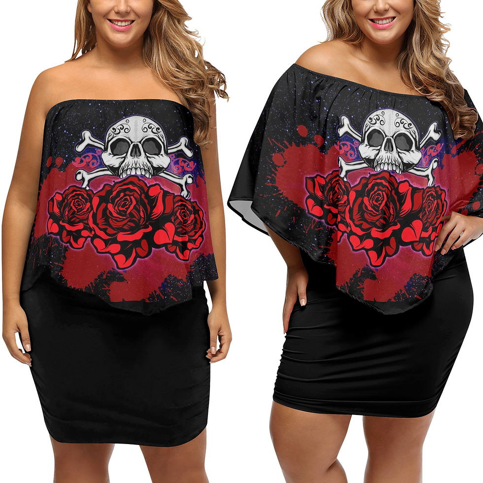 Thumbnail: Women's Off-the-shoulder Tube Dress