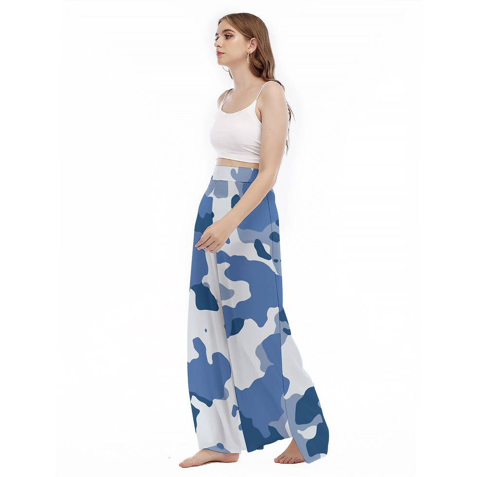 Thumbnail: High Waist Wide Leg Trousers