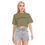 Miniatura: Cropped Cotton T-shirt