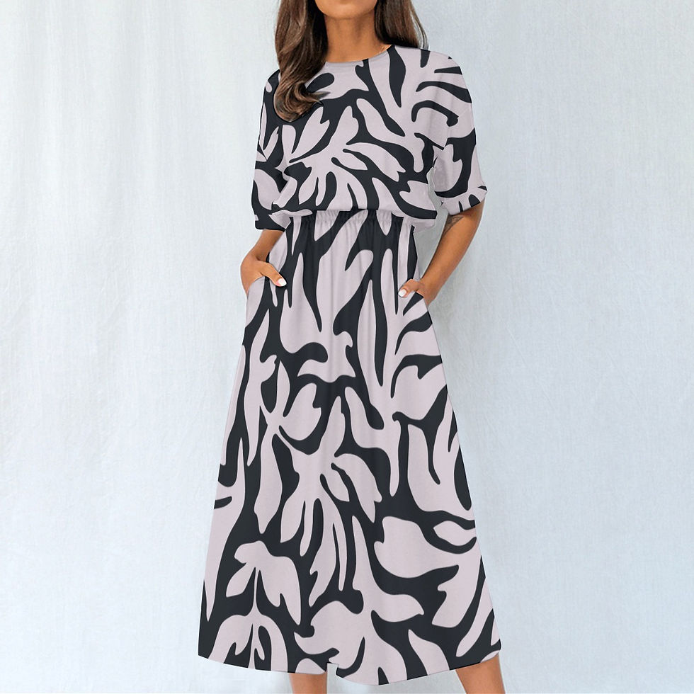 サムネイル： Elastic Waist Dress