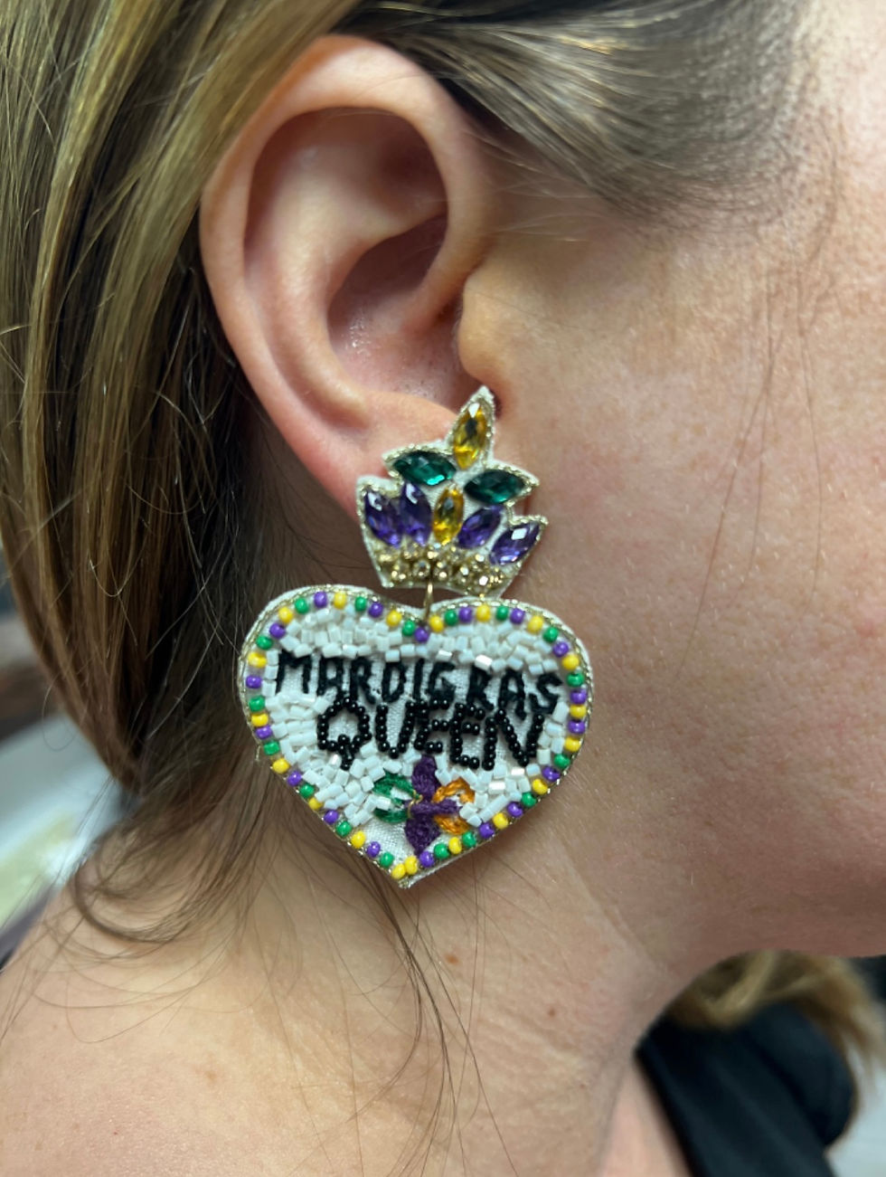 Thumbnail: Mardi Queen Earrings 