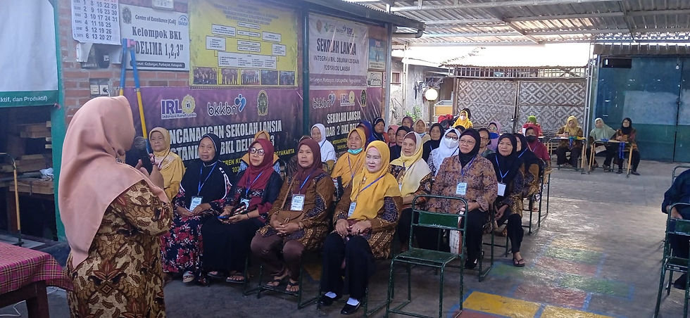 Kegiatan sekolah lansia standar 3, 21 Juli 2024.