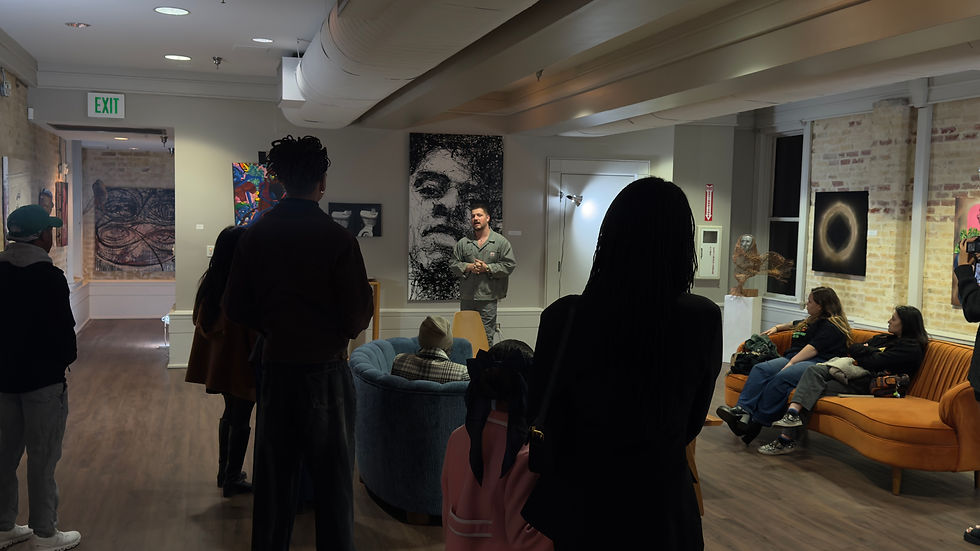 holiday art walk connor amen talk