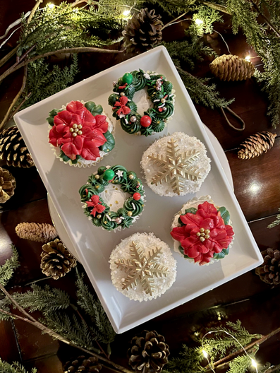 Holiday cupcakes