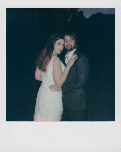 Wedding polaroid