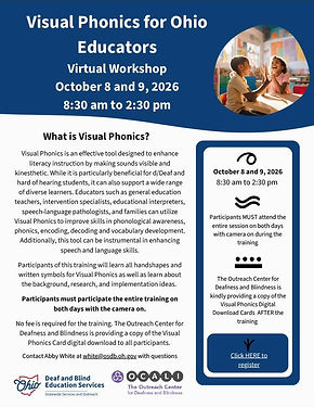 Visual Phonics Flyer