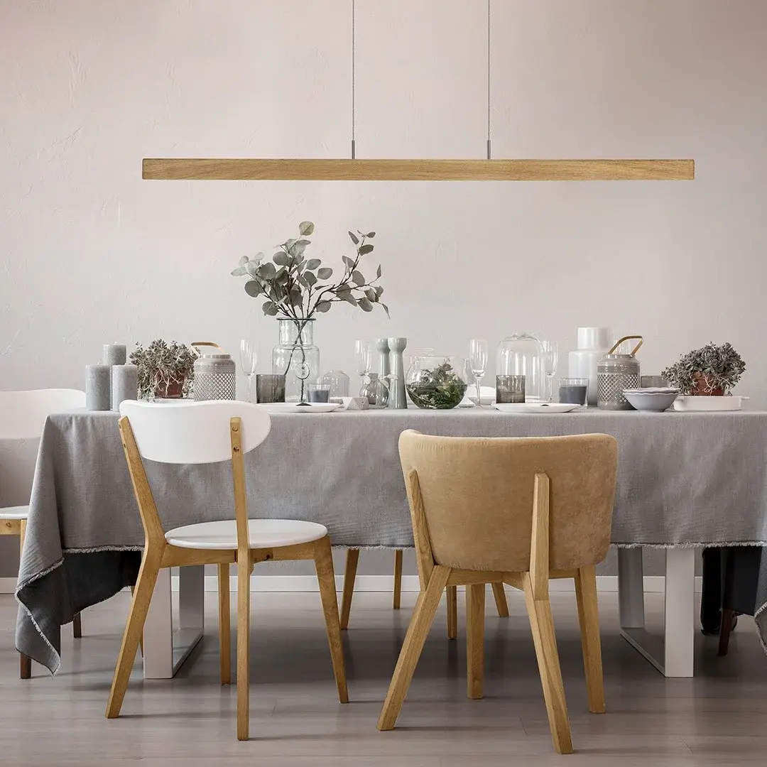 Hanglamp Leonora eiken geolied 121 cm