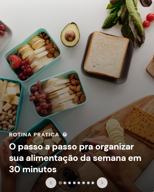 O passo a passo pra organizar sua alimentação da semana em 30 minutos