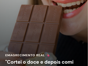 Coma doce para emagrecer definitivamente