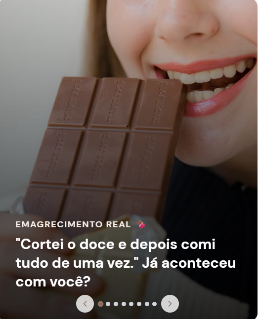 Coma doce para emagrecer definitivamente
