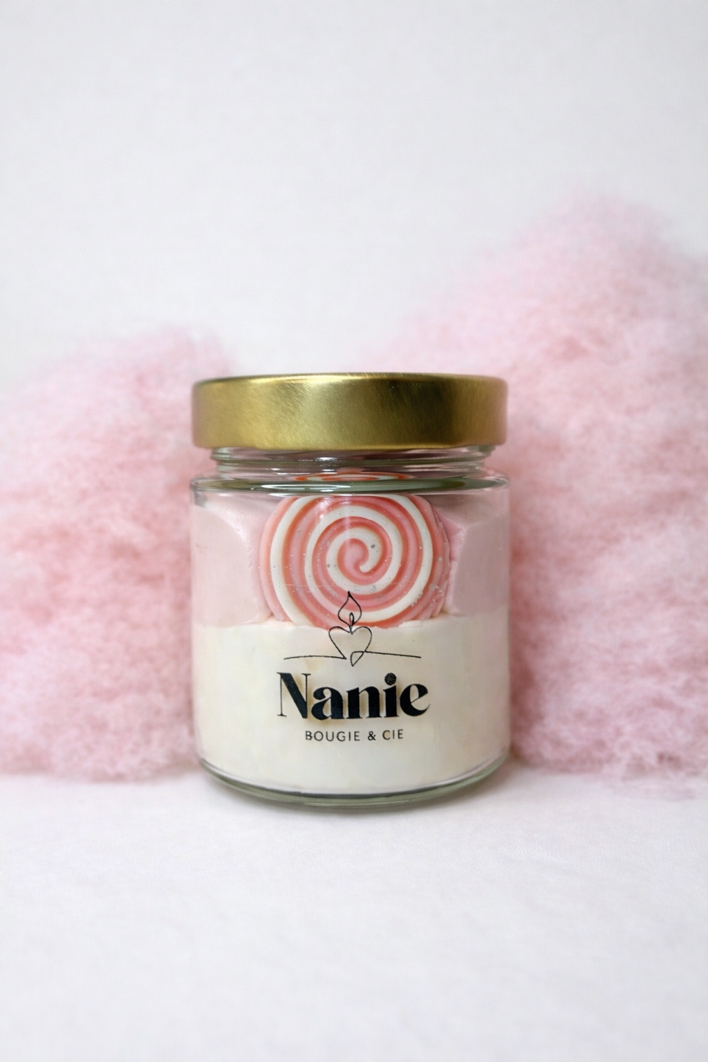 Bougie gourmande - Barbe à papa