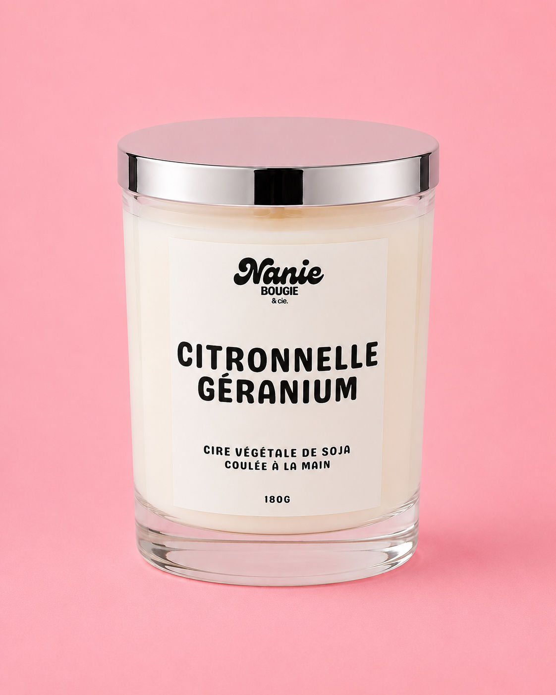 Bougie parfumée - Citronnelle & Géranium