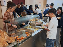 Full English breakfast at school