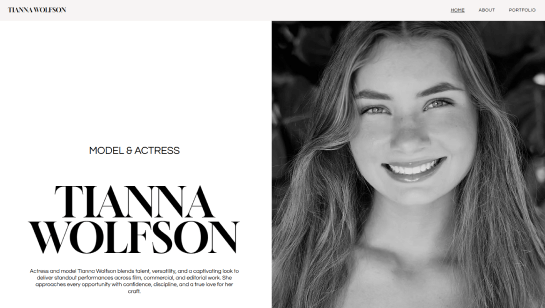 versatile modeling portfolio example