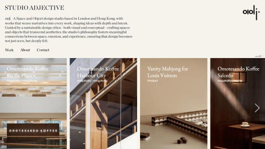 global interior design website example