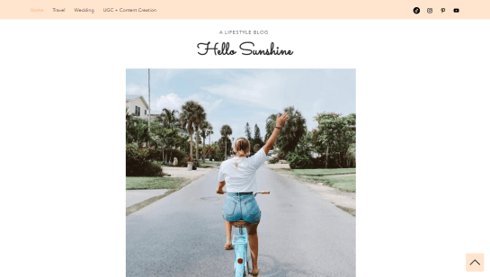 lifestyle blog writing example