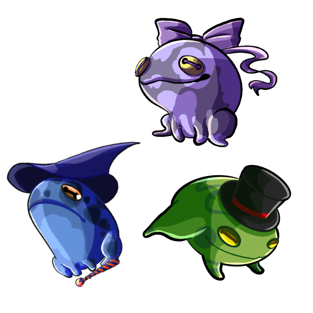 Frog stickers