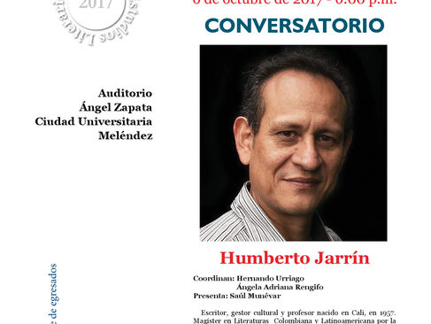 Viernes de Letras con Humberto Jarrín