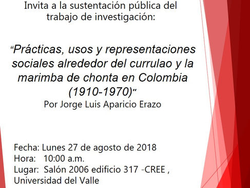 Tesis: el currulao y la marimba de chonta en Colombia