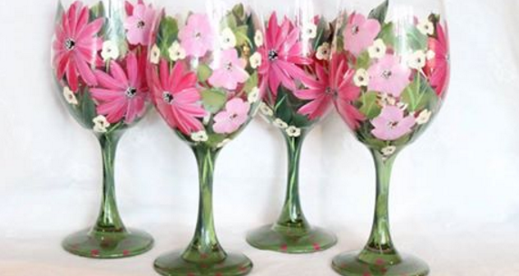 WINE GLASS PAINT PARTY