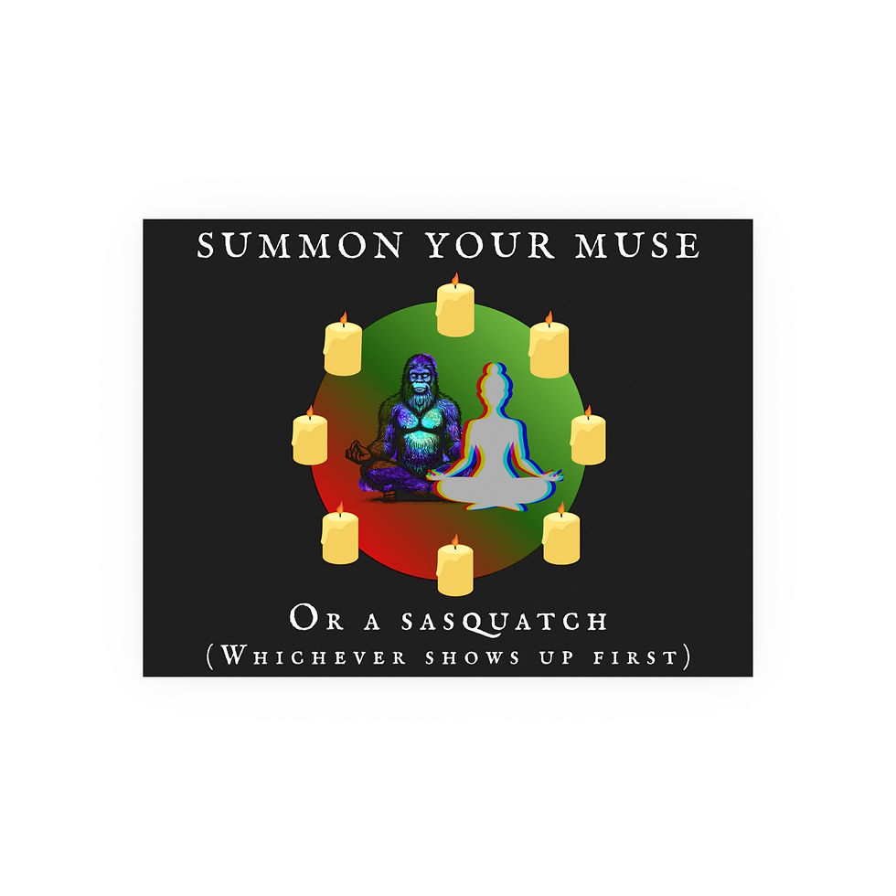 Thumbnail: Summon Your Muse (Or A Sasquatch) | Wall Art Poster