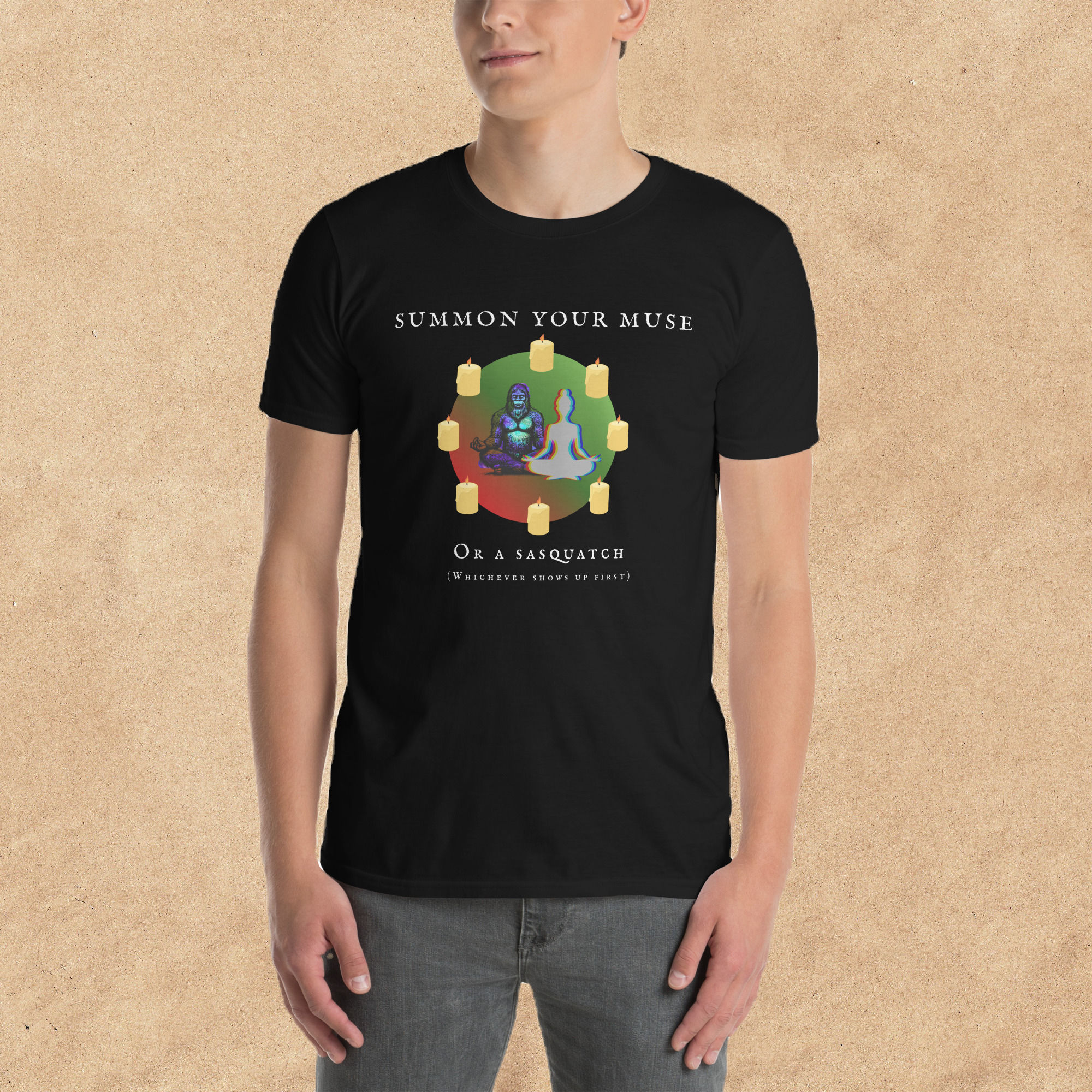 Summon Your Muse (Or A Sasquatch) | Short-Sleeve Unisex T-Shirt