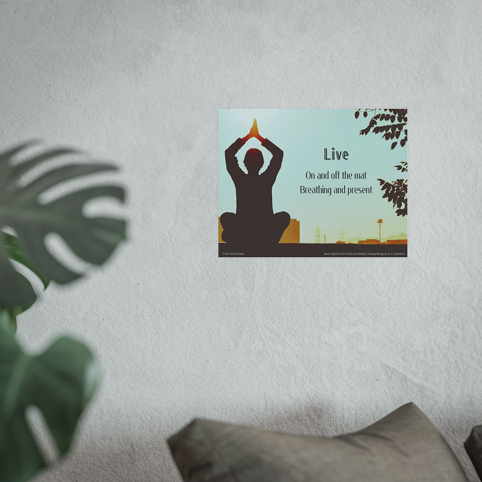 Thumbnail: Wonderland | Zen Poster | Meditation (Twilight) | Eightfold Poetry Collection