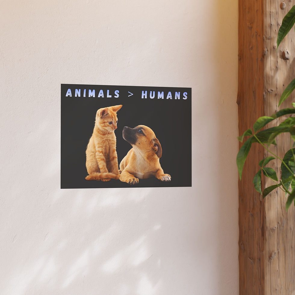 Thumbnail: Animals > Humans | Wall Art Poster