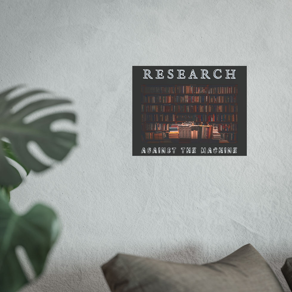 Thumbnail: Research Against The Machine | Wall Art Poster