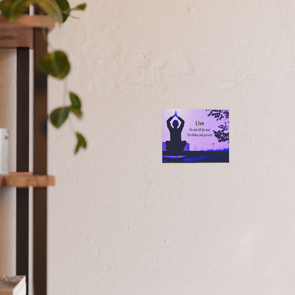 Thumbnail: Wonderland | Zen Poster | Meditation (Violet) | Eightfold Poetry Collection