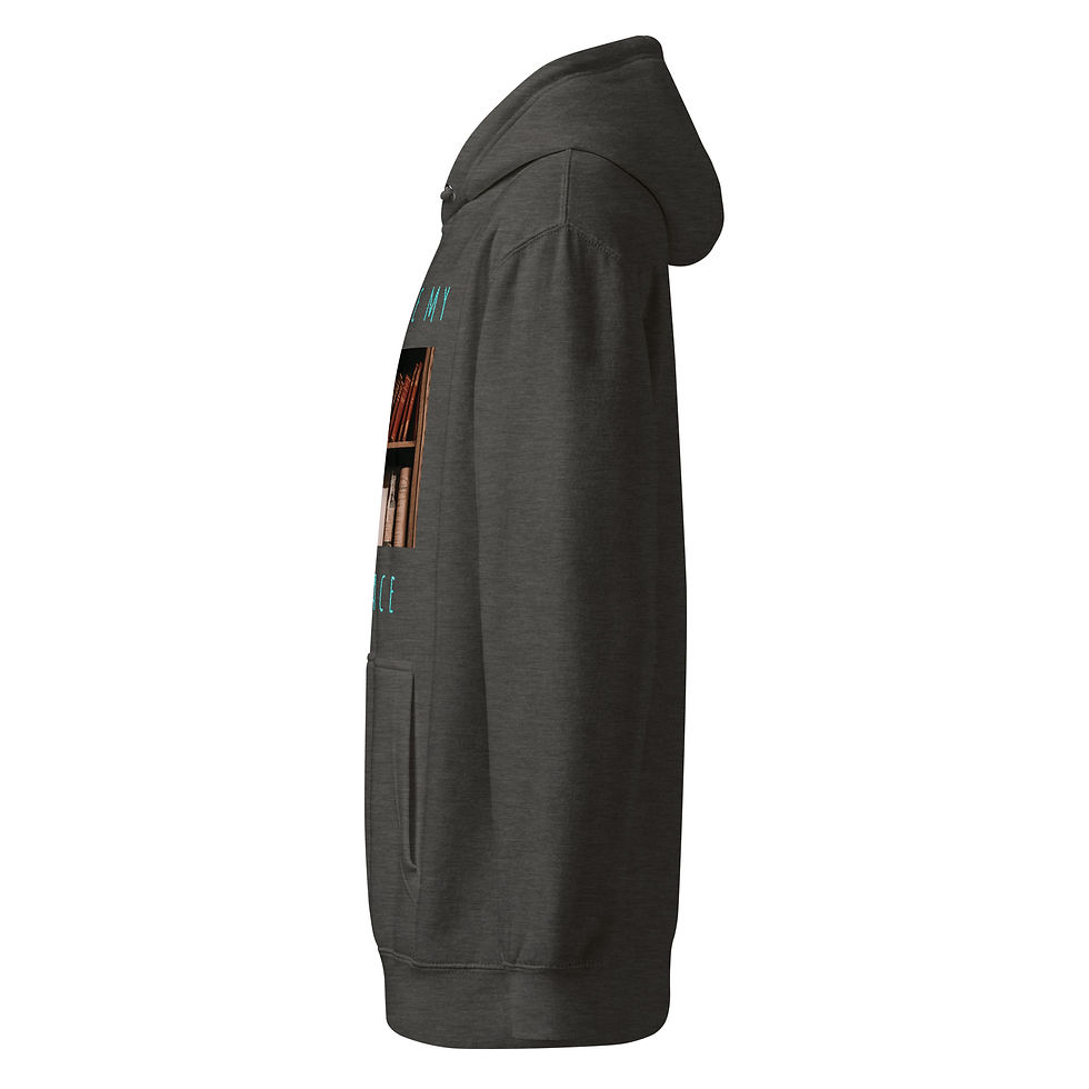 Thumbnail: Books Are My Zen Place | Unisex premium mid-weight hoodie