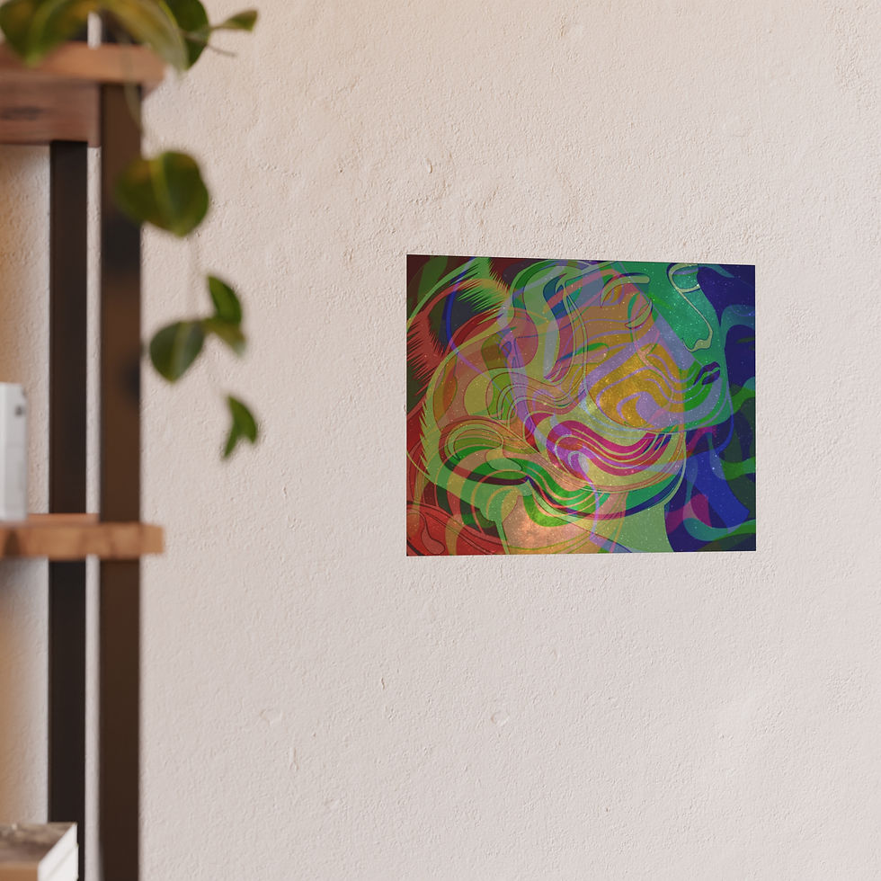 Thumbnail: Leave your body | Trippy Transcendental Meditation Wall Art Poster