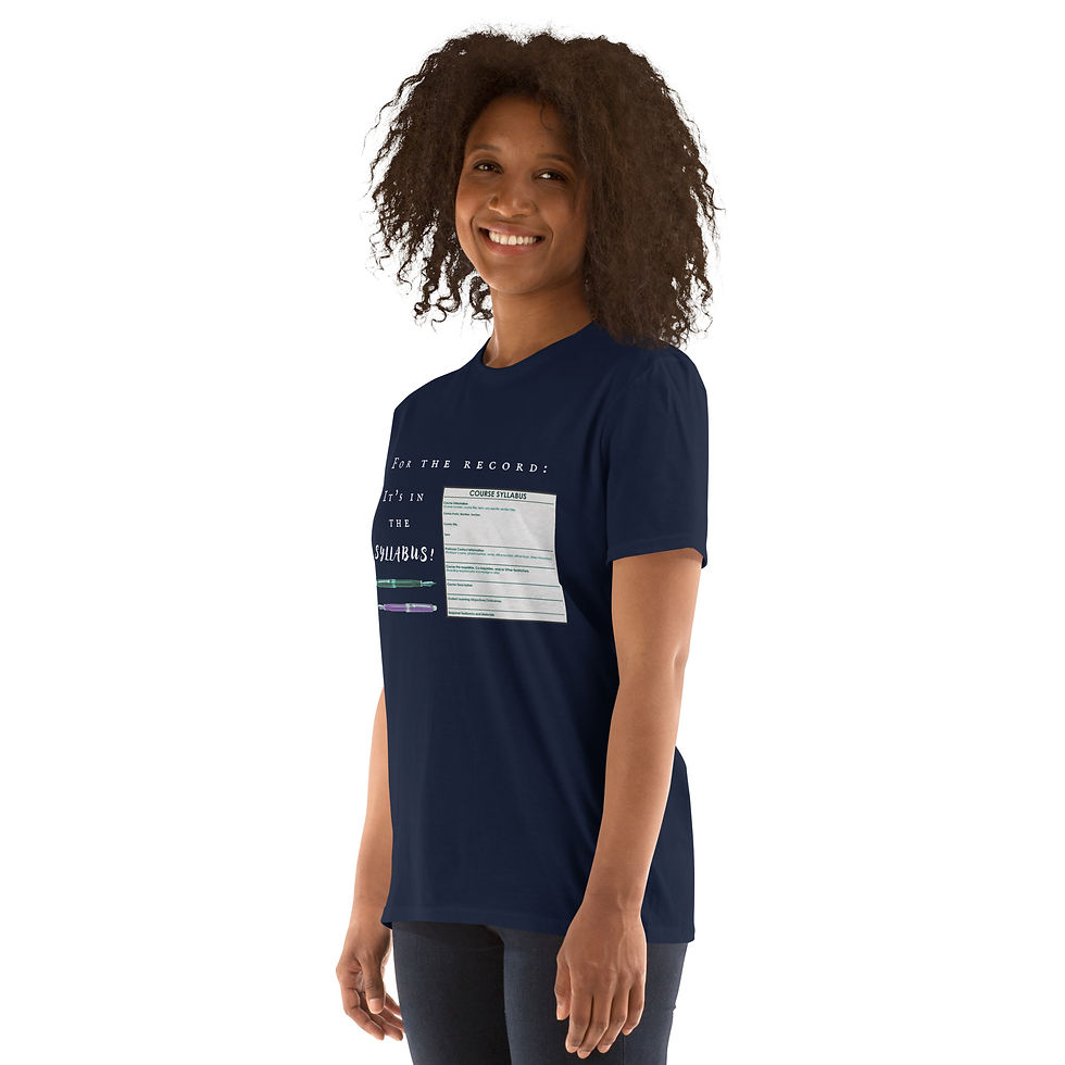 Thumbnail: It's In The Syllabus | Short-Sleeve Unisex T-Shirt