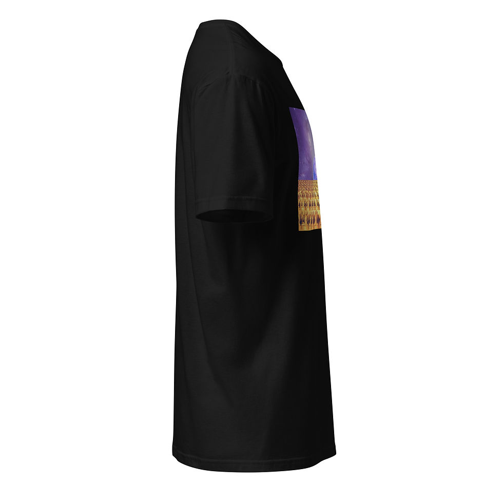 Thumbnail: Alien Field of Golden Buddhas | Short-Sleeve Unisex T-Shirt