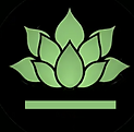 Green Lotus - Center of Zen Chaos Writing Logo