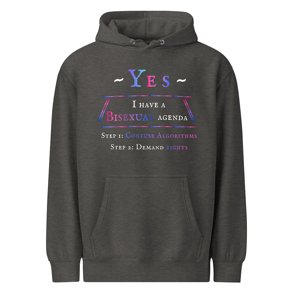 Thumbnail: Bi-Agenda (2) | Unisex premium mid-weight hoodie