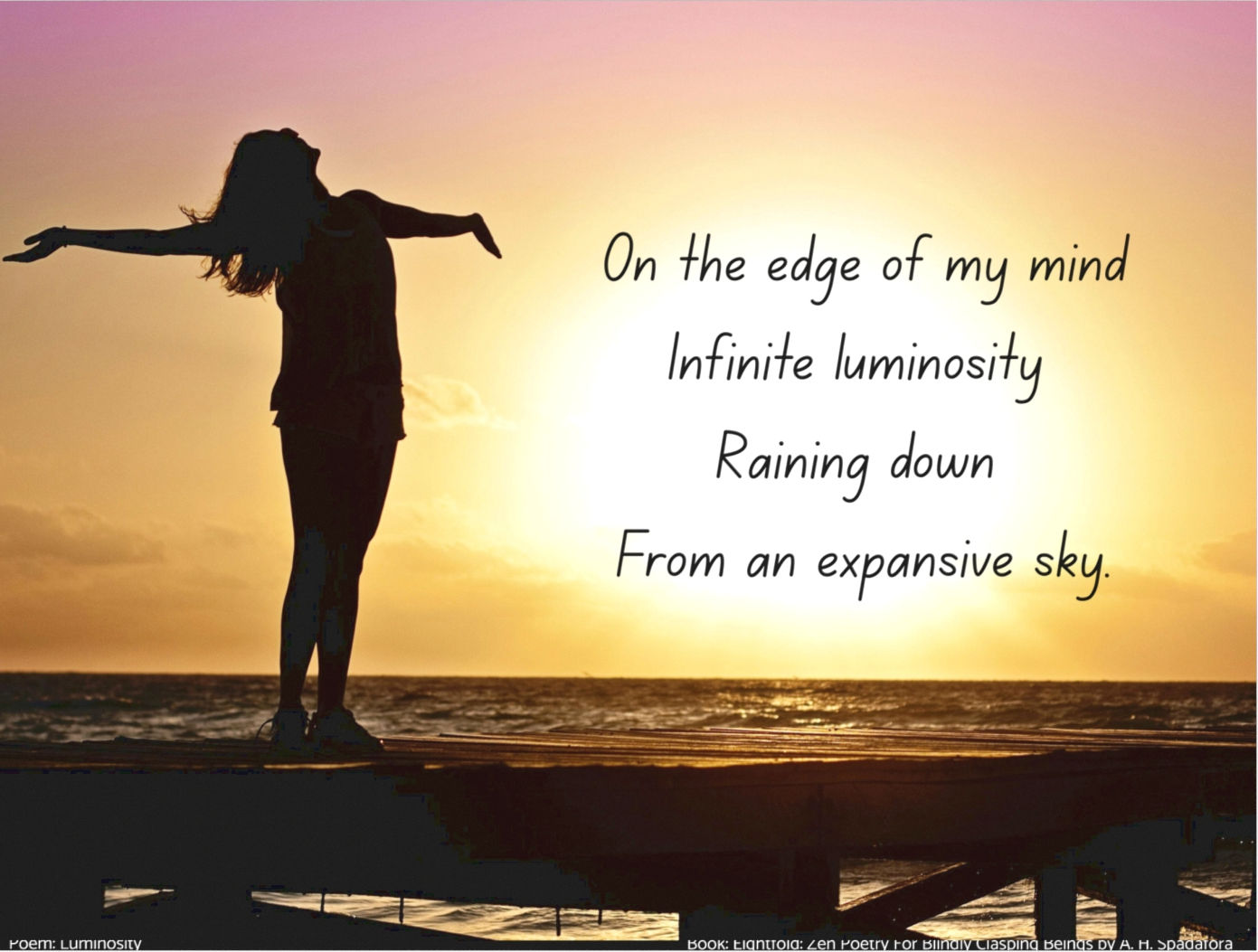 Luminosity | Zen Wall Art Poster | Eightfold Poetry Collection