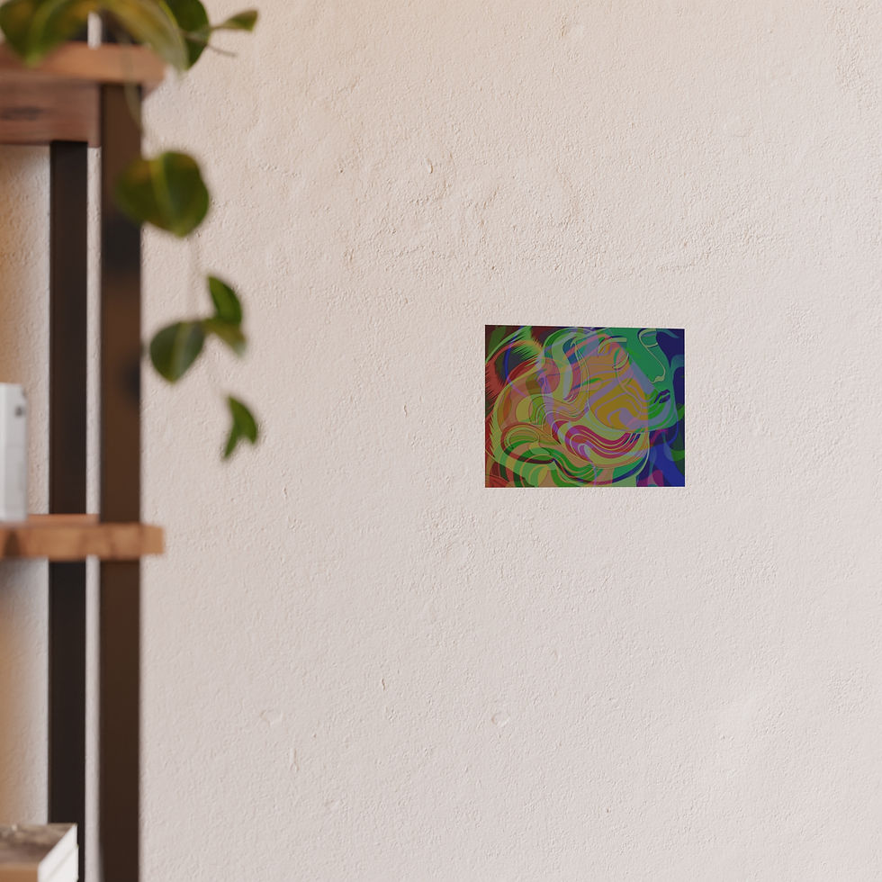 Thumbnail: Leave your body | Trippy Transcendental Meditation Wall Art Poster