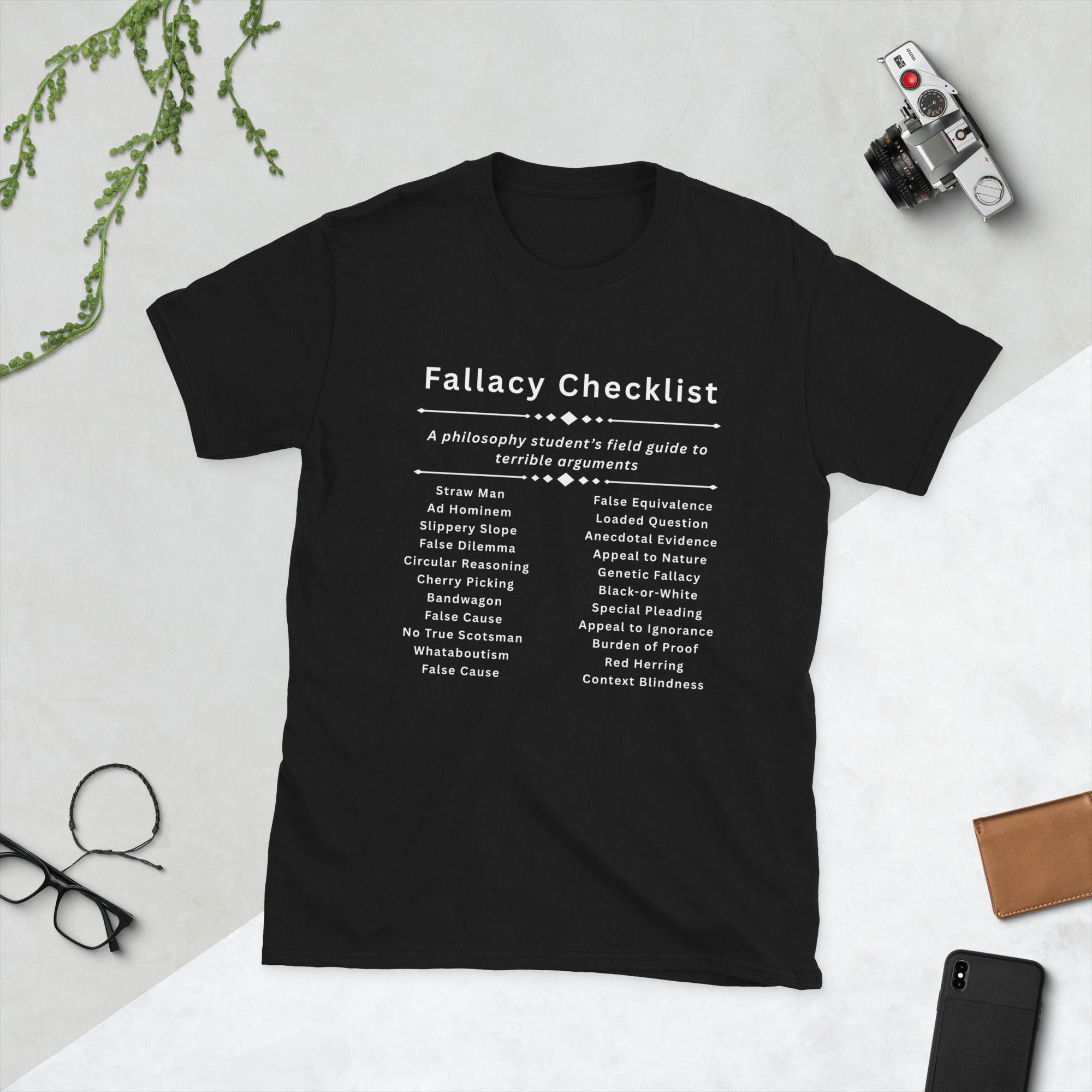 Fallacy Checklist | Short-Sleeve Unisex T-Shirt
