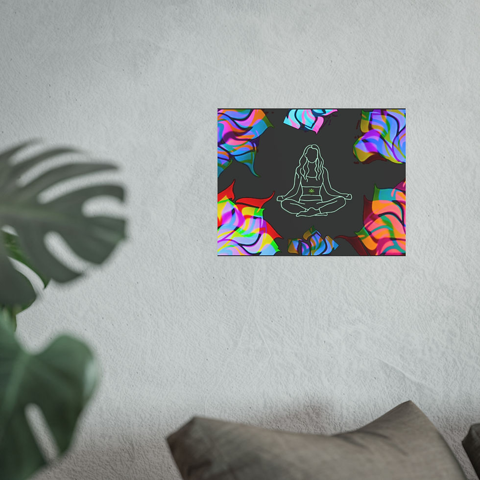 Thumbnail: Inner Bloom | Psychedelic Lotus | Meditation | Wall Art Poster