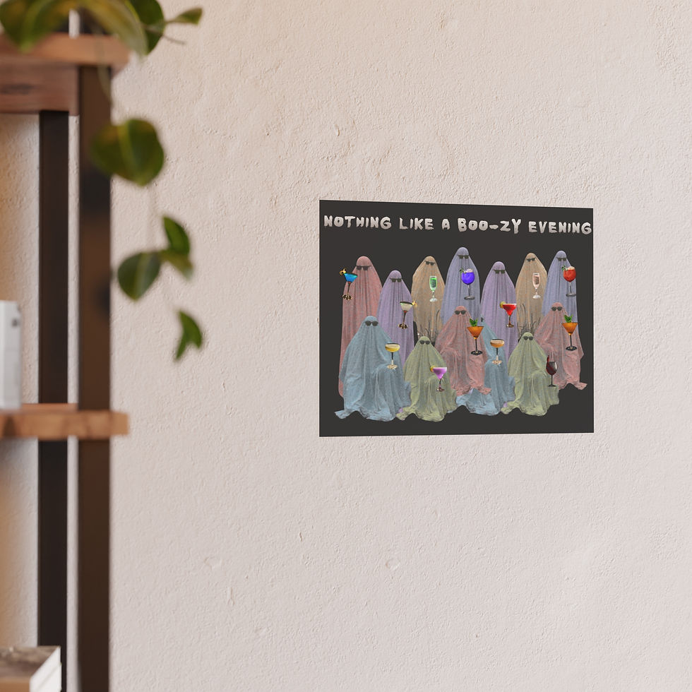 Thumbnail: Nothing Like A Boo-zy Evening | Wall Art Poster