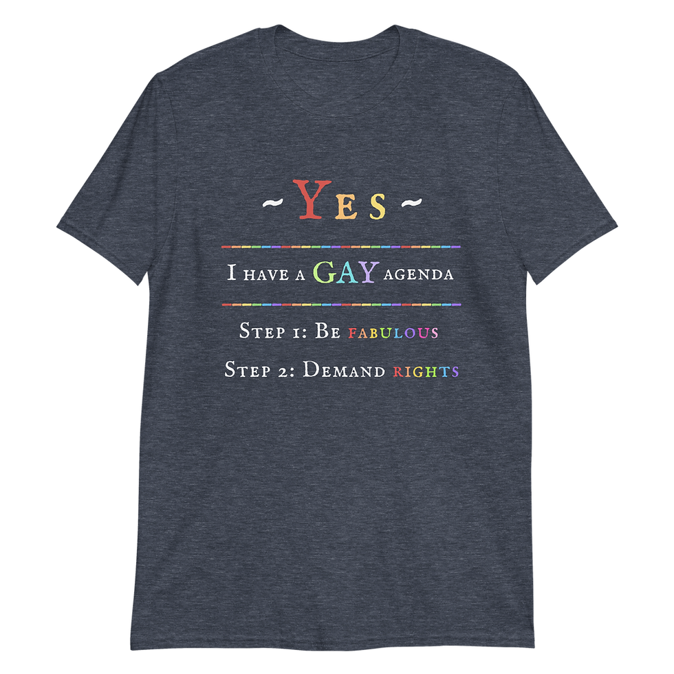 Thumbnail: Gay Agenda | Short-Sleeve Unisex T-Shirt