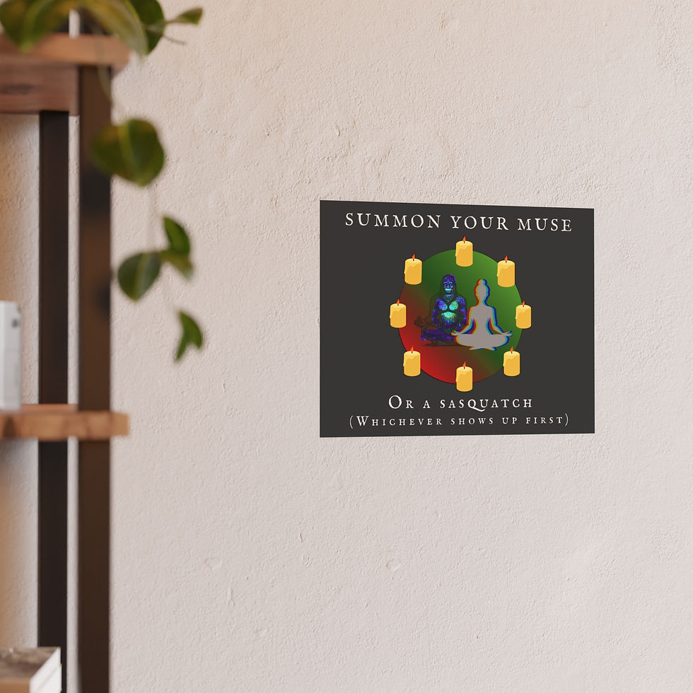 Thumbnail: Summon Your Muse (Or A Sasquatch) | Wall Art Poster