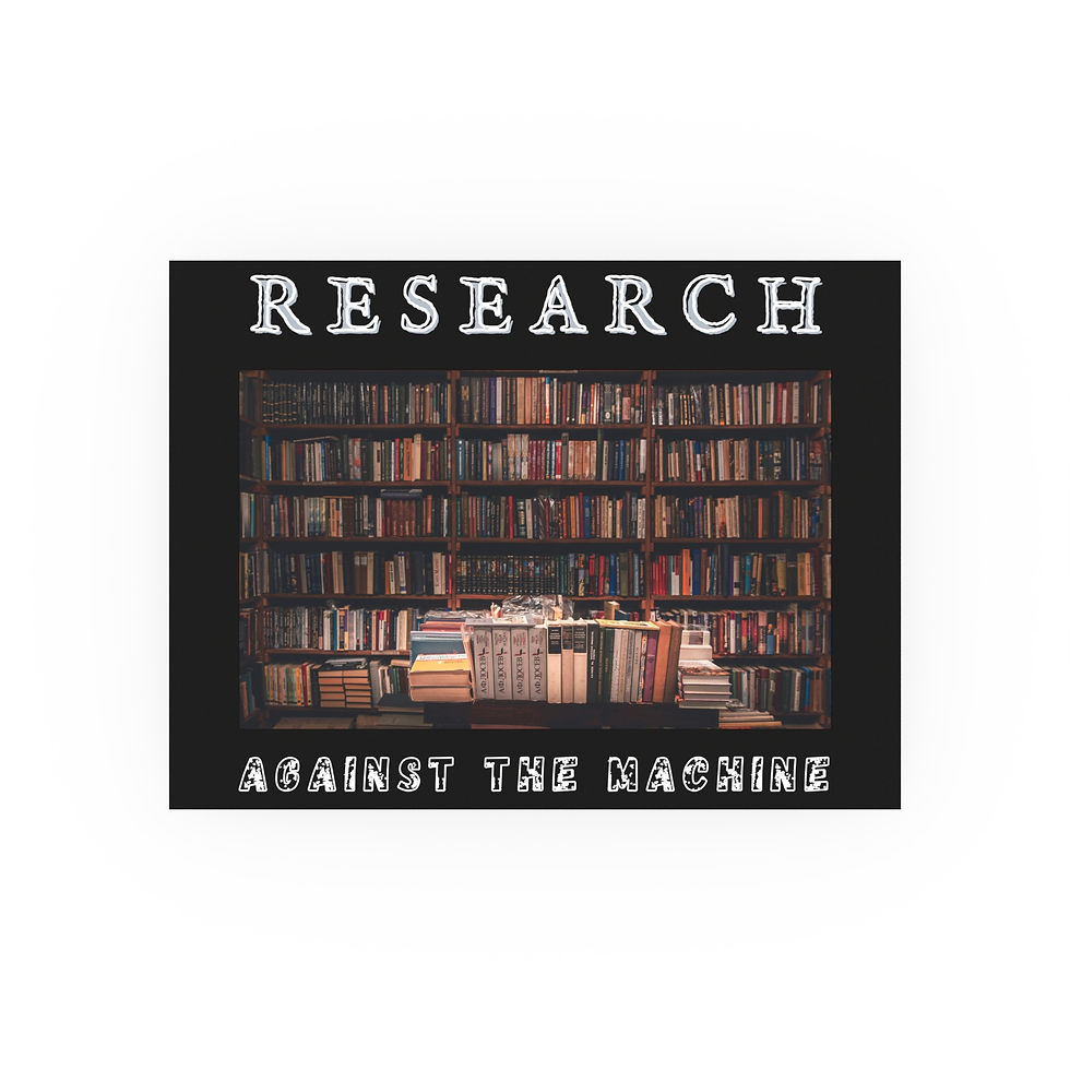 Thumbnail: Research Against The Machine | Wall Art Poster
